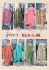 Rich Gold Vol 2 By Mystic 9 Cotton Kurti With Bottom Dupatta Wholesale Shop In Surat
